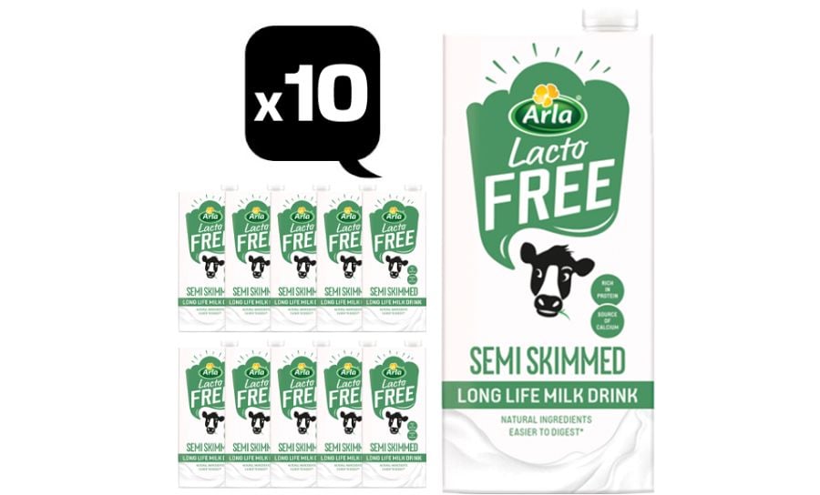 Arla Lacto Free Semi Skimmed Life Case - 10 Per Case