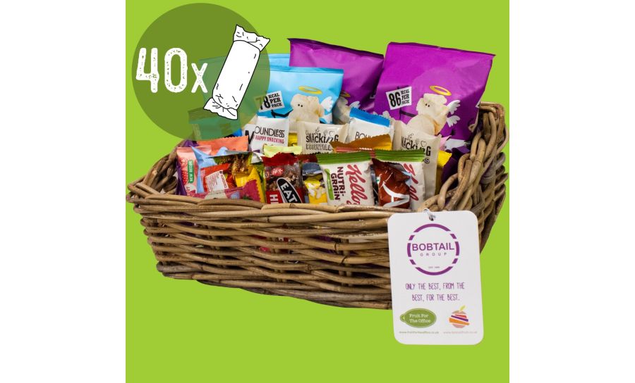 Healthy Office Snack Basket - 40 Snacks