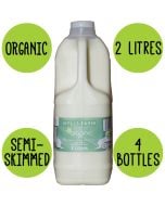 Organic Semi Skimmed Milk 4 X 2 Litre
