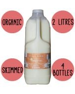 Organic Skimmed Milk 4 X 2 Litre