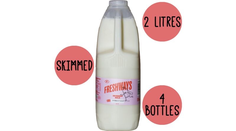 Skimmed Milk 4 X 2 Litre 