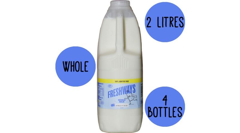 Whole Milk 4 x 2 Litre