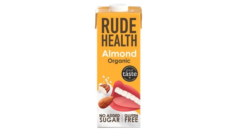 Organic Rude Health Almond Milk 1 Litre Carton