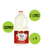 Organic Skimmed Milk 4 X 2 Litre