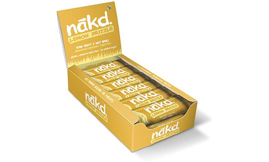 Nakd Lemon Drizzle Fruit & Nut Bars Box - 18 Per Box