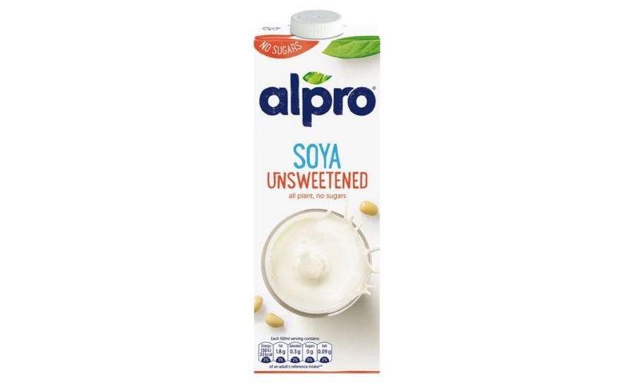 Alpro Soya Unsweetened  Milk Case - 8 x 1l Per Case