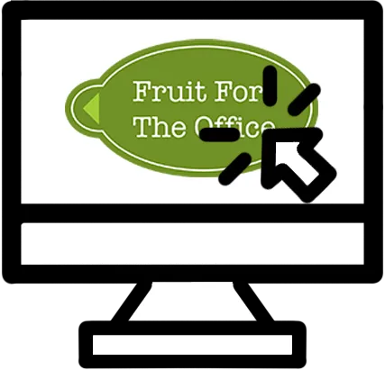 Cartoon Graphic of a phone, computer screen and mobile phone