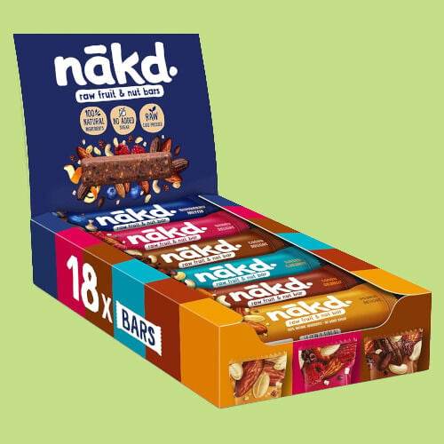 Selection box of Nakd Bars