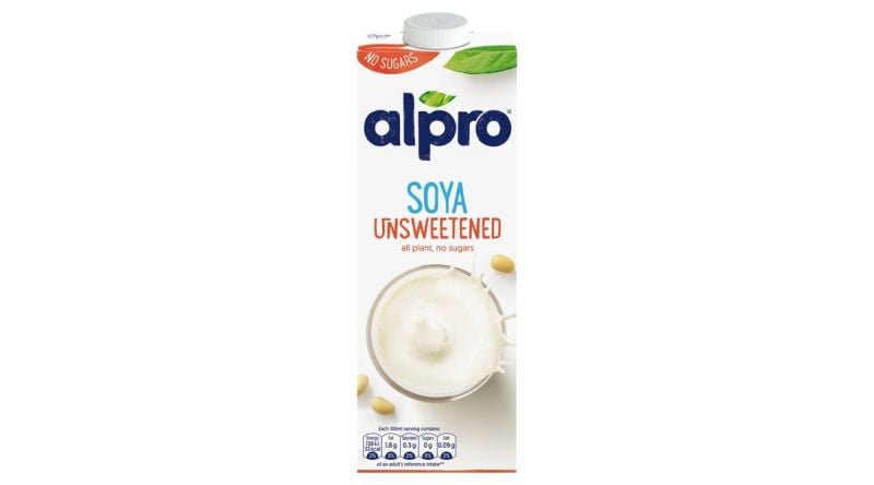 Alpro Soya Unsweetened  Milk Case - 8 x 1l Per Case